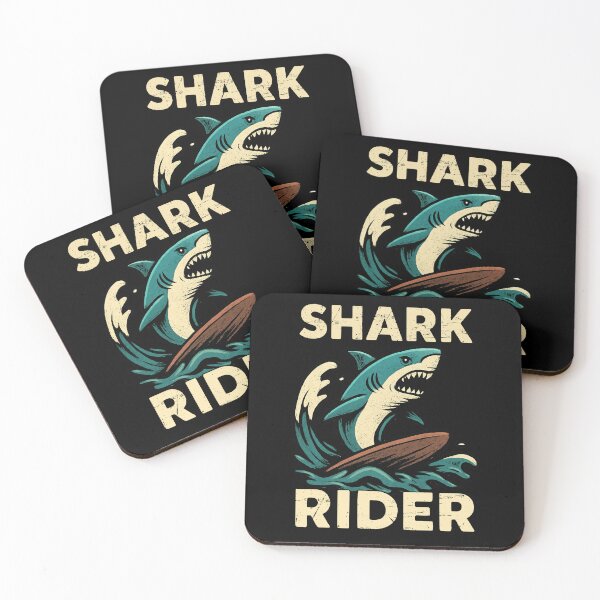 Item preview, Shark Rider - Surfing Vibe designed and sold by EdgeDrip.