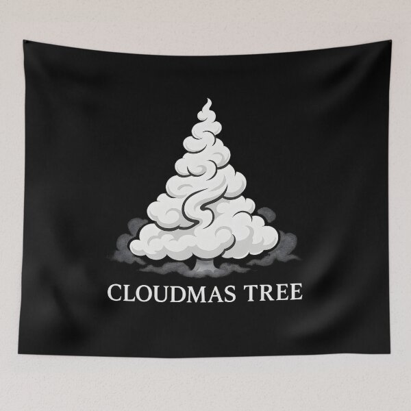 Artikelvorschau, Cloudmas Tree – Minimal Vapor Christmas Tree Design entworfen und verkauft von House of Taste Vape Designs.