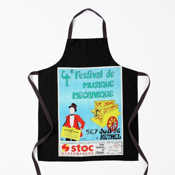 Item preview, Vibrant 1990s French Music Festival Poster | 4e Festival de Musique Mécanique | Rethel July 1996 | Retro Wall Art designed and sold by artofuniverse.