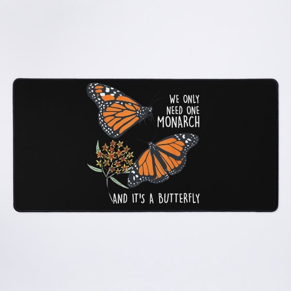 Item preview, We Only Need One Monarch Butterfly - Dual Butterflies and Flower Art designed and sold by TinaMDedrick.