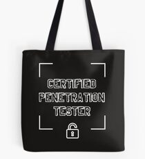 Cyber Security Hacking Certified Penetration Tester Fun T-shirt Tote Bag