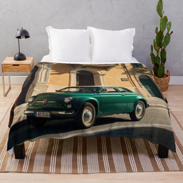 Item preview, Green Harmony, Vintage Fiat 500 by the Italian Street designed and sold by BlareBlare.