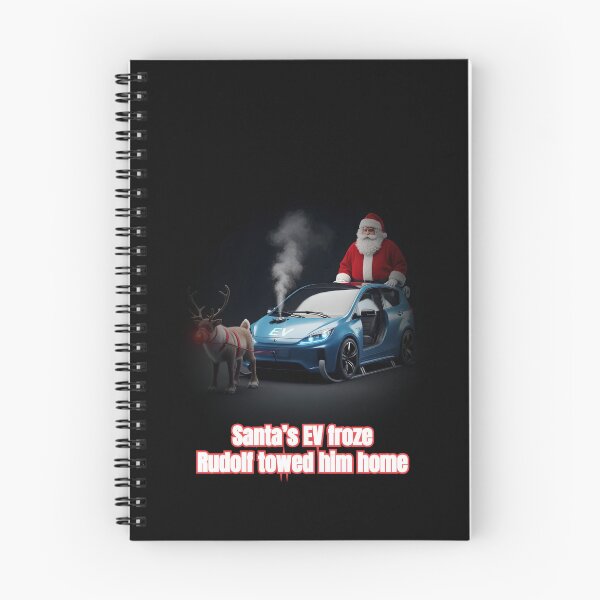 Item preview, Funny Santa EV Broke Christmas Sleigh Ride designed and sold by WitWarp.
