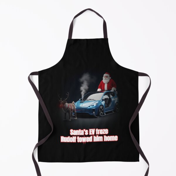 Item preview, Funny Santa EV Broke Christmas Sleigh Ride designed and sold by WitWarp.