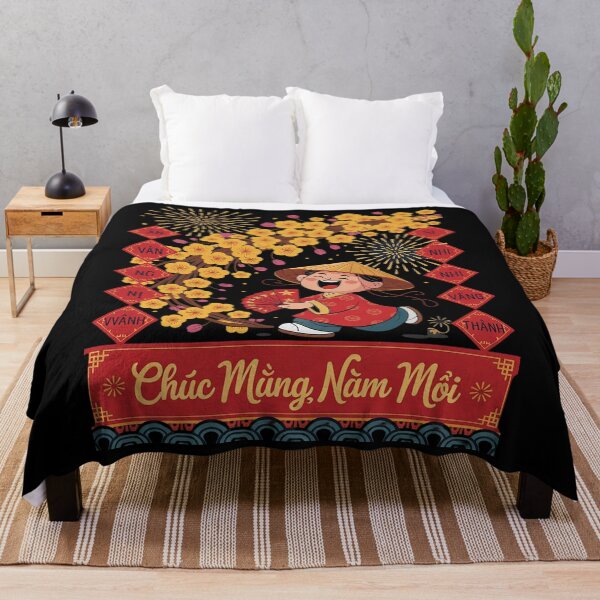 Item preview, Chuc Mung Nam Moi Happy New Year 2026 Vietnamese Boy designed and sold by GGrizeldaRivas.