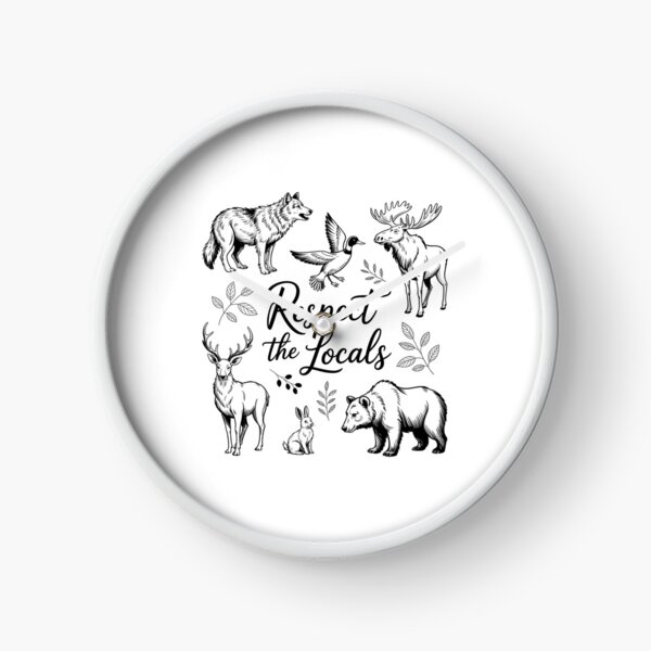 Item preview, Respect The Local Wildlife Animals designed and sold by AnixieArtFun.