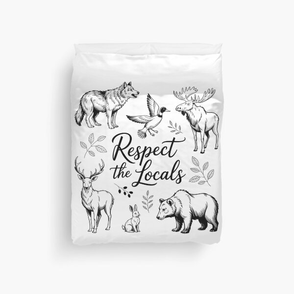 Item preview, Respect The Local Wildlife Animals designed and sold by AnixieArtFun.