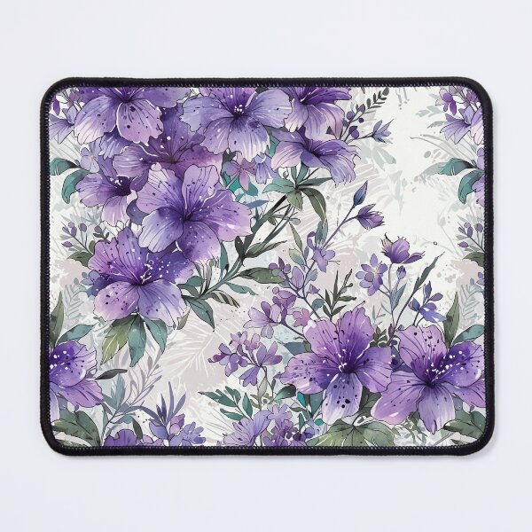 Item preview, Purple Floral Watercolor Pattern designed and sold by CoolPixels.