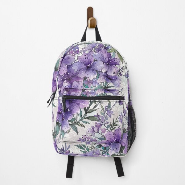 Item preview, Purple Floral Watercolor Pattern designed and sold by CoolPixels.
