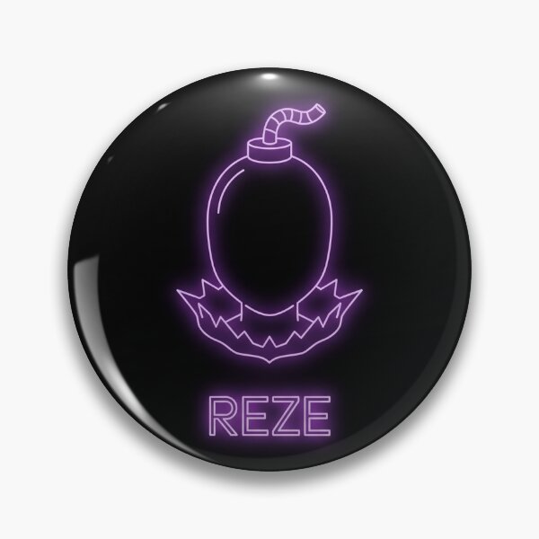 Item preview, Neon Reze Bomb Silhouette Minimal designed and sold by Amelia Design.