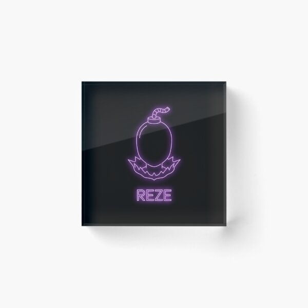 Item preview, Neon Reze Bomb Silhouette Minimal designed and sold by Amelia Design.