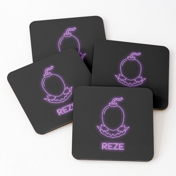 Item preview, Neon Reze Bomb Silhouette Minimal designed and sold by Amelia Design.