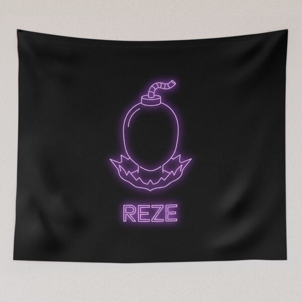 Item preview, Neon Reze Bomb Silhouette Minimal designed and sold by Amelia Design.