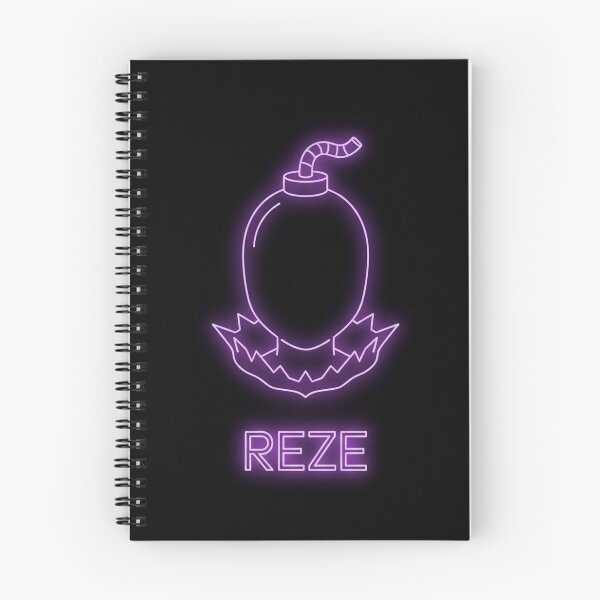 Item preview, Neon Reze Bomb Silhouette Minimal designed and sold by Amelia Design.