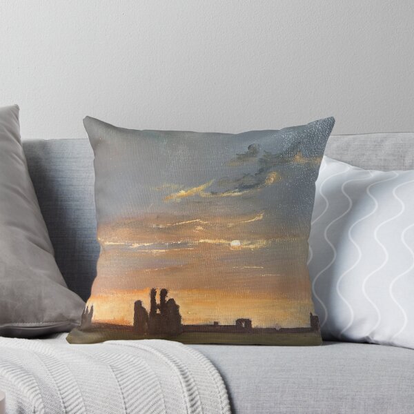 Item preview, Dawn Over Dunstanburgh - original oil painting/ wall art - Northumberland, Dunstanburgh, coastal designed and sold by UmbertoVittoArt.