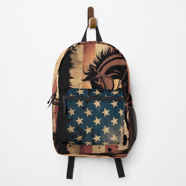 Item preview, Rodeo Bull Rider Patriotic Cowboy designed and sold by AnixieArtFun.