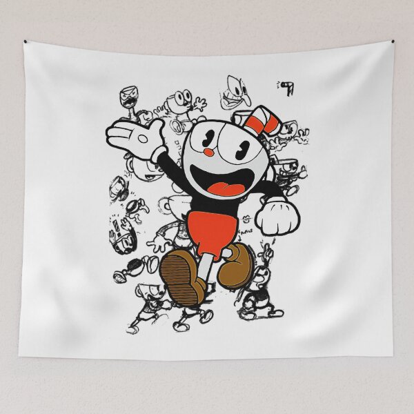 Item preview, Cuphead Classic Vinyl Label  designed and sold by claireatuited.