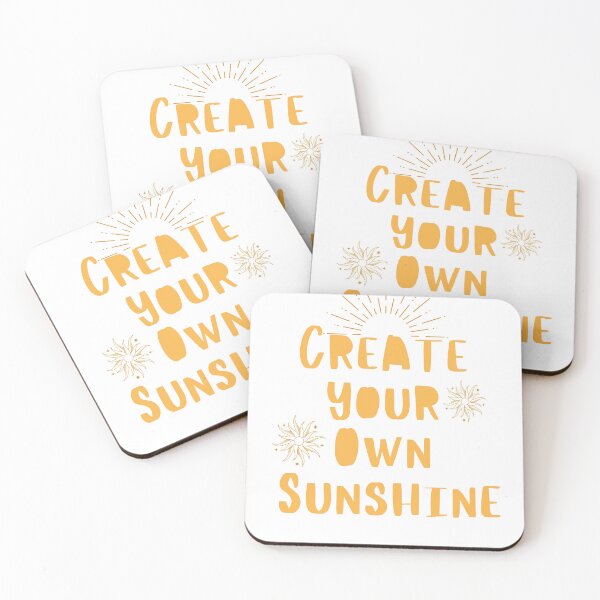 Item preview, Create Your Own Sunshine – Positive Motivation Design designed and sold by YANKICREATIVE.