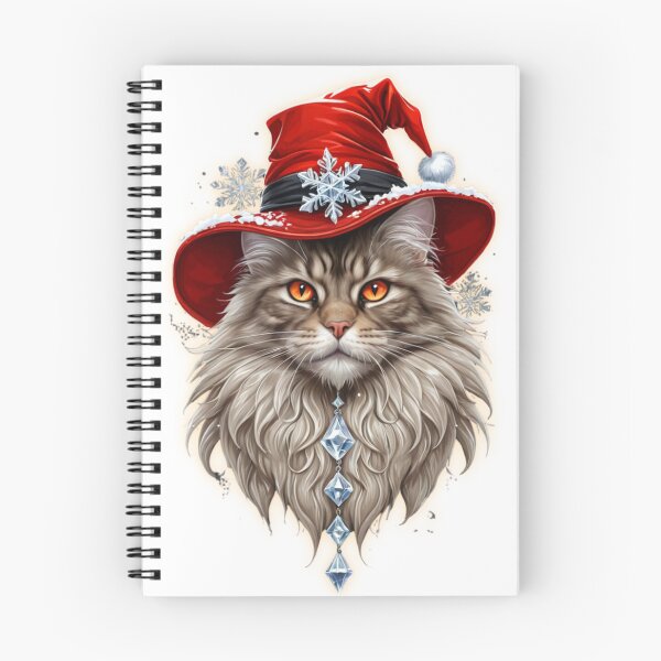 Item preview, The Winter Wizard Cat 冬の魔術師猫 designed and sold by CamillaCreation.