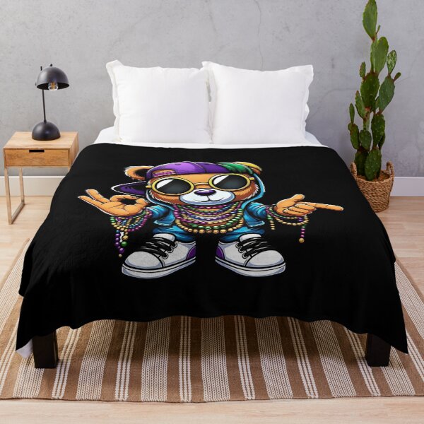 Item preview, Six Seven Mardi Gras For Boys Hip Hop Teddy Bear New Orleans designed and sold by BornBorn.