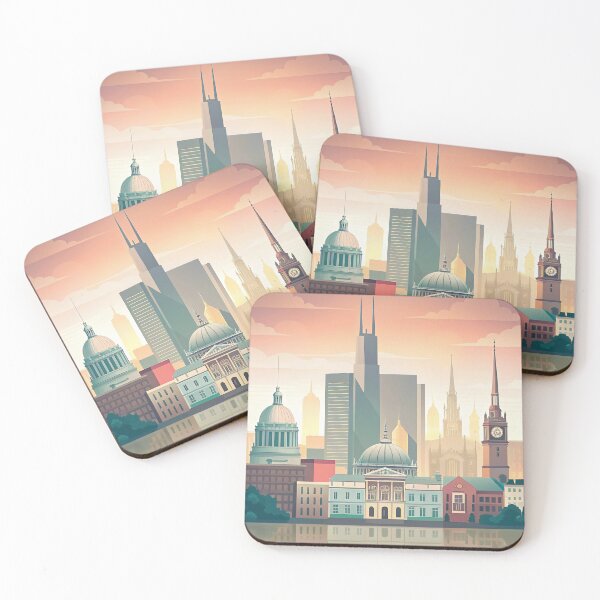 Item preview,  Minimalist skyline of Dublin designed and sold by paulrommer.