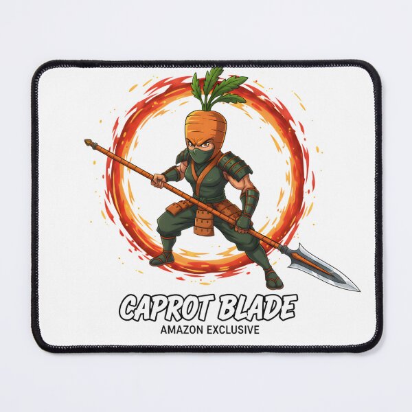 Item preview, Caprot Blade Ninja Assassin – Carotte Warrior with Naginata designed and sold by YASS@.