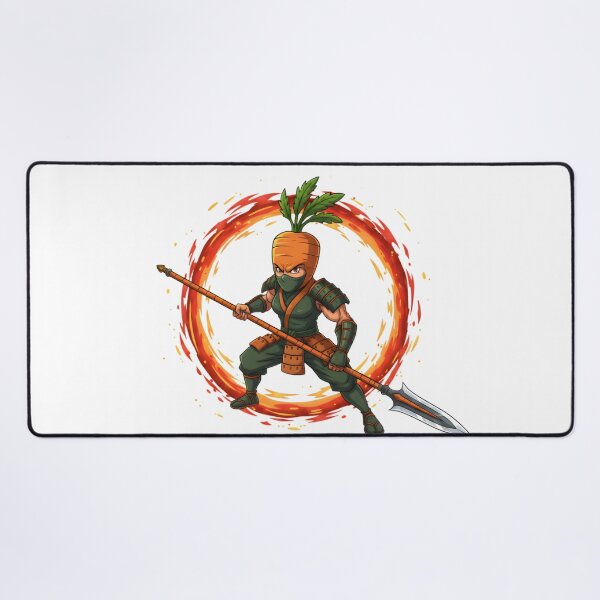 Item preview, Caprot Blade Ninja Assassin – Carotte Warrior with Naginata designed and sold by YASS@.