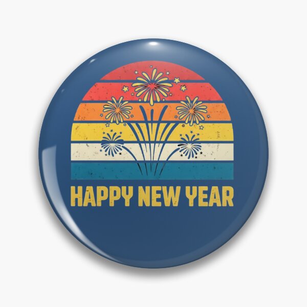 Item preview, Happy New Year Distressed Art designed and sold by InkWeaveShop.