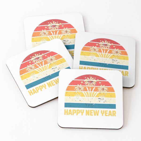 Item preview, Happy New Year Distressed Art designed and sold by InkWeaveShop.