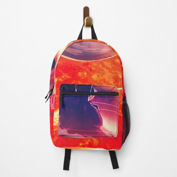 Item preview, Explore 55 Cancri e Poster | Retro Futuristic Space Art | Lava Ocean & Hot Air Balloon | NASA Exoplanet Travel Series designed and sold by artofuniverse.