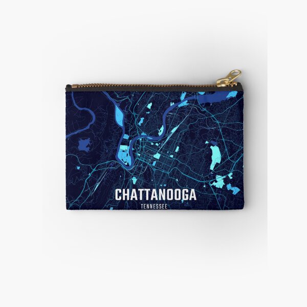 Item preview, Chattanooga Midnight City Map designed and sold by HomeLivingCo.