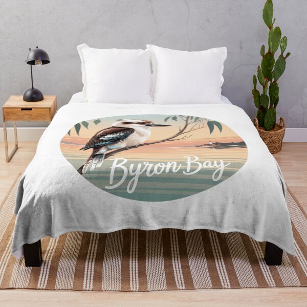 Item preview, Byron Bay Kookaburra – Coastal Sunset Illustration designed and sold by CircinusStore.