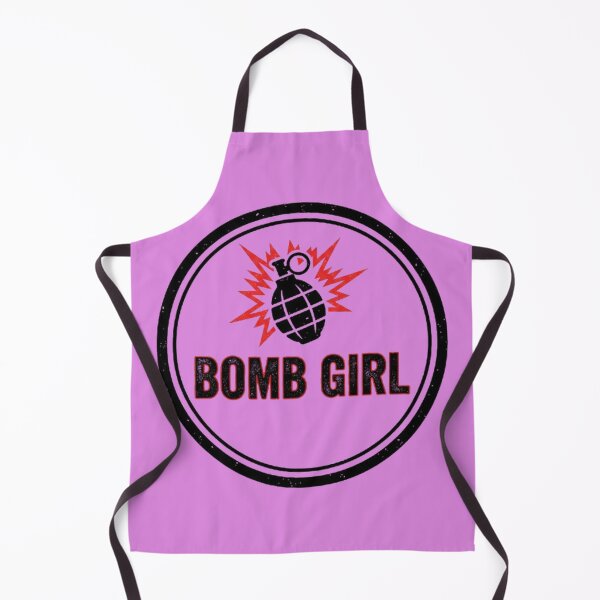 Item preview, BOMB GIRL Logo Reze Red Black designed and sold by Amelia Design.