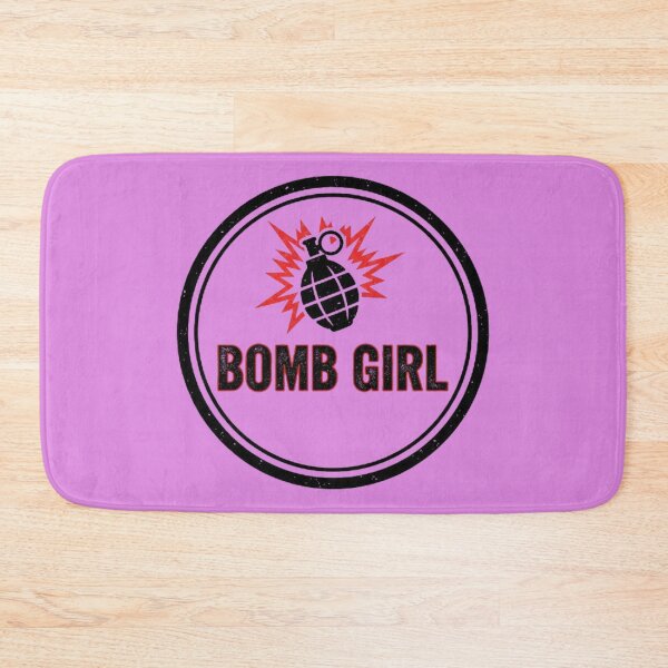 Item preview, BOMB GIRL Logo Reze Red Black designed and sold by Amelia Design.