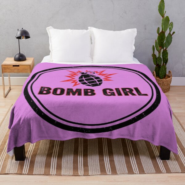 Item preview, BOMB GIRL Logo Reze Red Black designed and sold by Amelia Design.