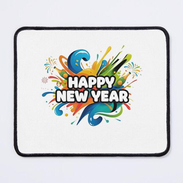 Item preview, Explosive Happy New Year Art designed and sold by InkWeaveShop.