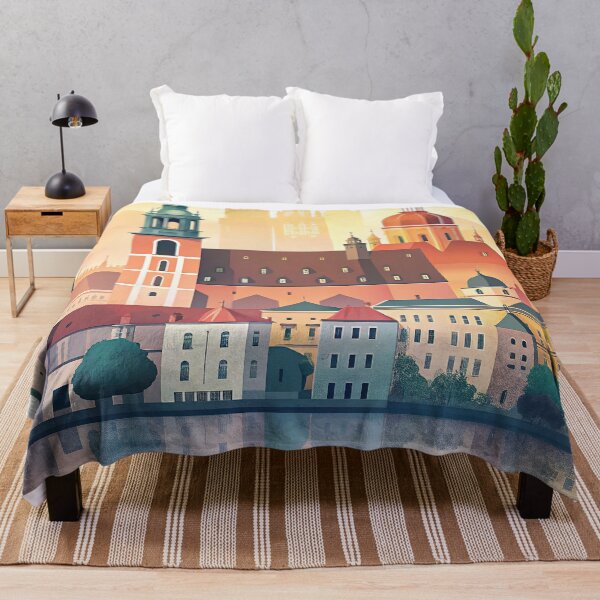 Item preview, Minimalist skyline of Krakow designed and sold by paulrommer.