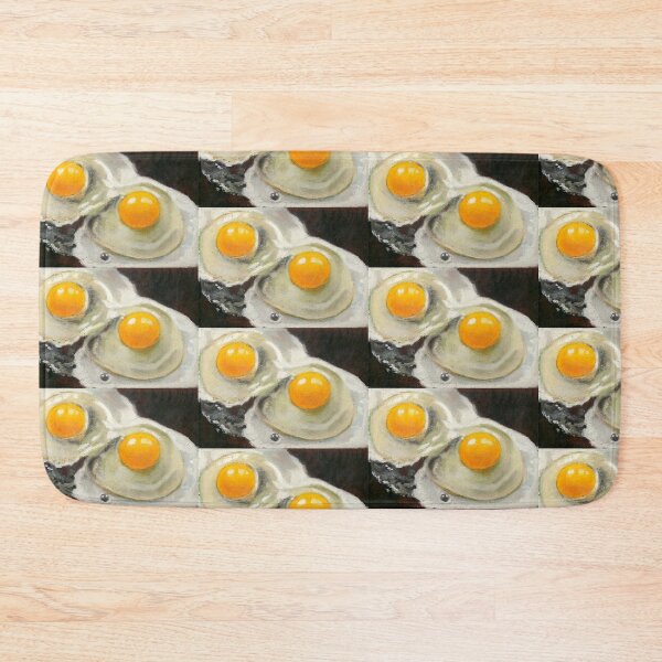 Item preview, Raw Eggs Painting, Oil Pastel Still Life, Realism, Egg Yolks, Breakfast, Protein designed and sold by JoyfulWhimsy.