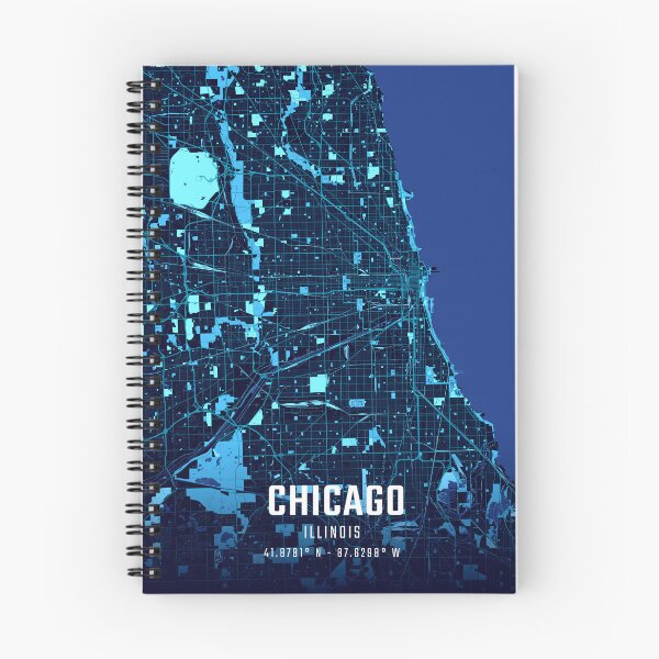 Item preview, Chicago Midnight City Map designed and sold by HomeLivingCo.