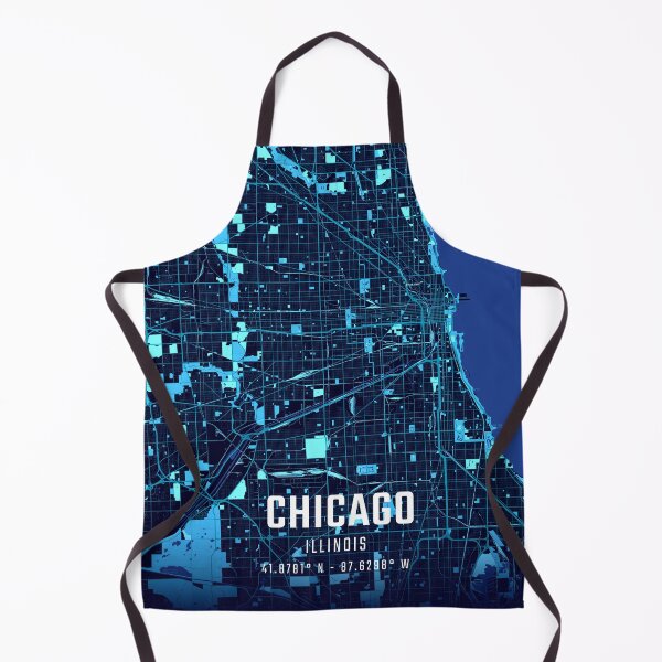 Item preview, Chicago Midnight City Map designed and sold by HomeLivingCo.