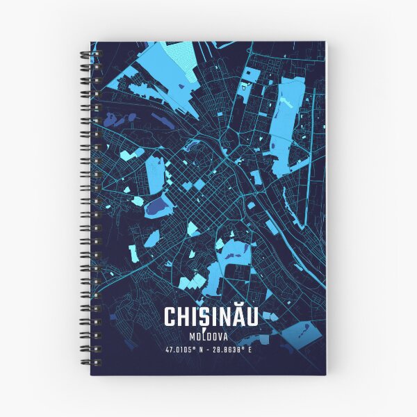 Item preview, Chișinău Midnight City Map designed and sold by HomeLivingCo.