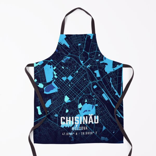 Item preview, Chișinău Midnight City Map designed and sold by HomeLivingCo.