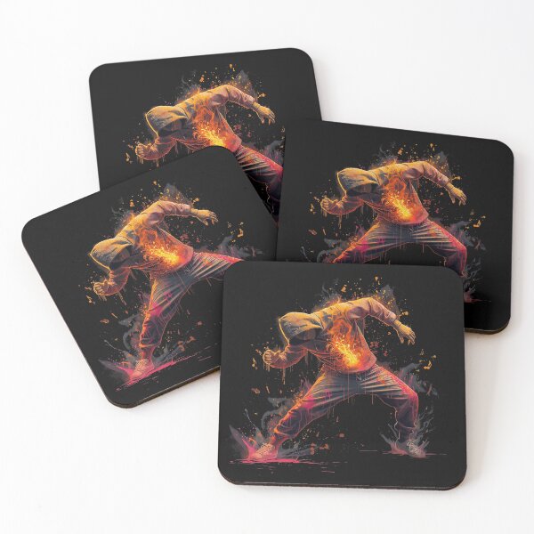 Item preview, Fiery Street Dance Energy | Urban Graffiti Art Hoodie Dancer designed and sold by PLUSHIWORLDtm.