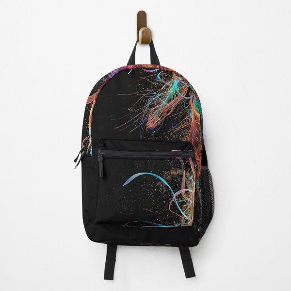 Item preview, Vibrant Energy – Colorful Abstract Human in Motion | Neon Street Art Explosion designed and sold by PLUSHIWORLDtm.