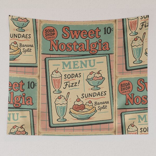 Item preview, Soda Shop Aesthetic: Sweet Nostalgia designed and sold by bapupa.