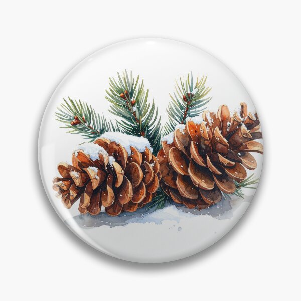 Item preview, Pine Cones on Snow designed and sold by Litely.