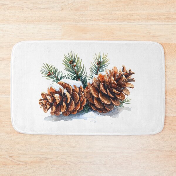Item preview, Pine Cones on Snow designed and sold by Litely.