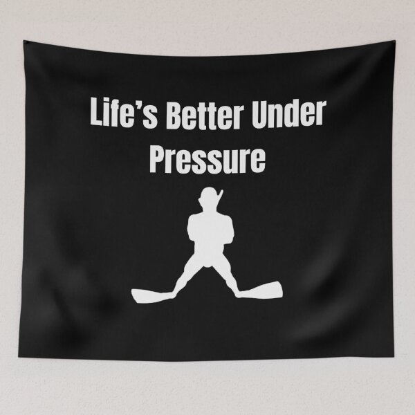Item preview, Life’s Better Under Pressure – Underwater Hockey Design designed and sold by Ivy-Triggs.