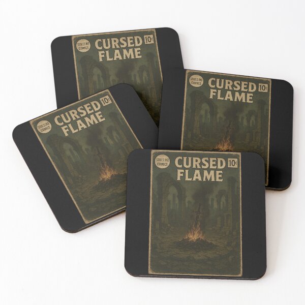 Item preview, Soulslike Art: Cursed Flame designed and sold by bapupa.