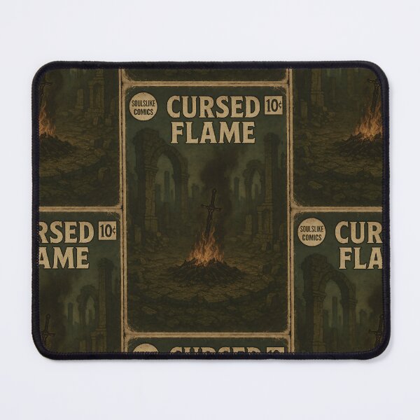 Item preview, Soulslike Art: Cursed Flame designed and sold by bapupa.
